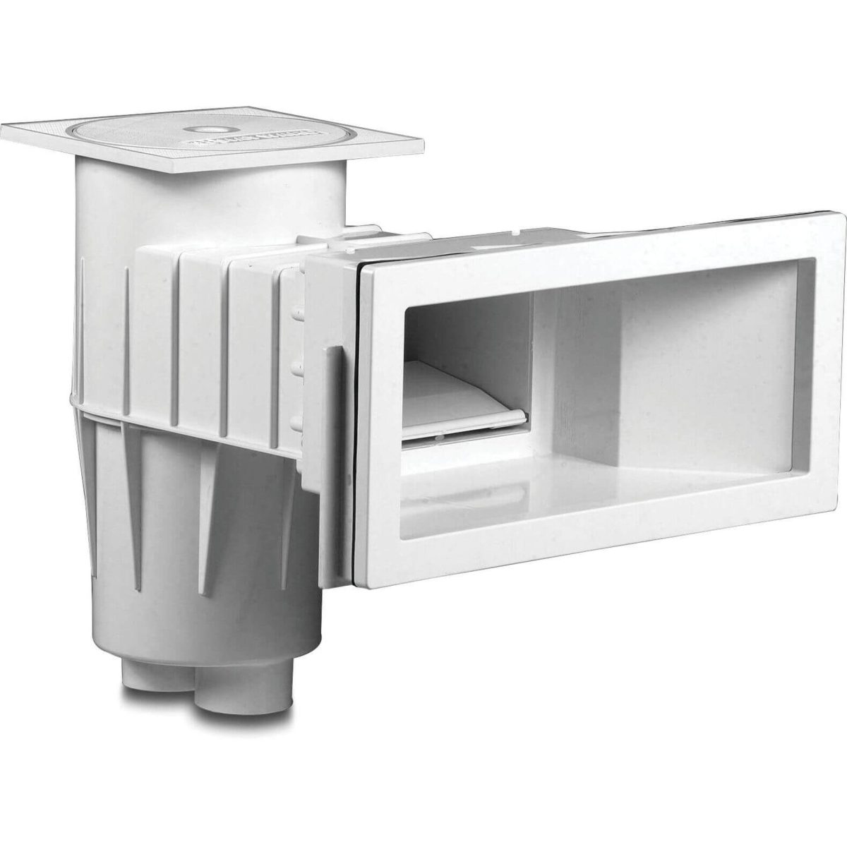 Hayward Skimmer breed ABS 2" binnendraad wit rechthoekig type Premium Large | Aantal 1 PCS