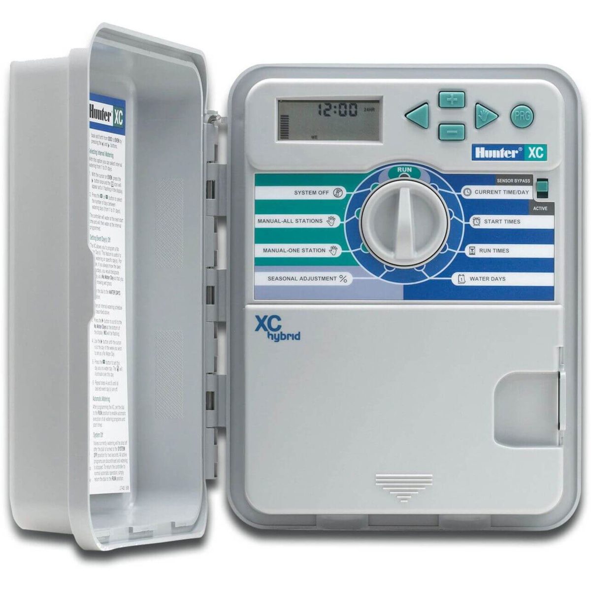 Hunter Regenautomaat RVS 9VDC wit/blauw type XC-Hybrid Outdoor 600-SS 6 stations | Aantal 1 PCS