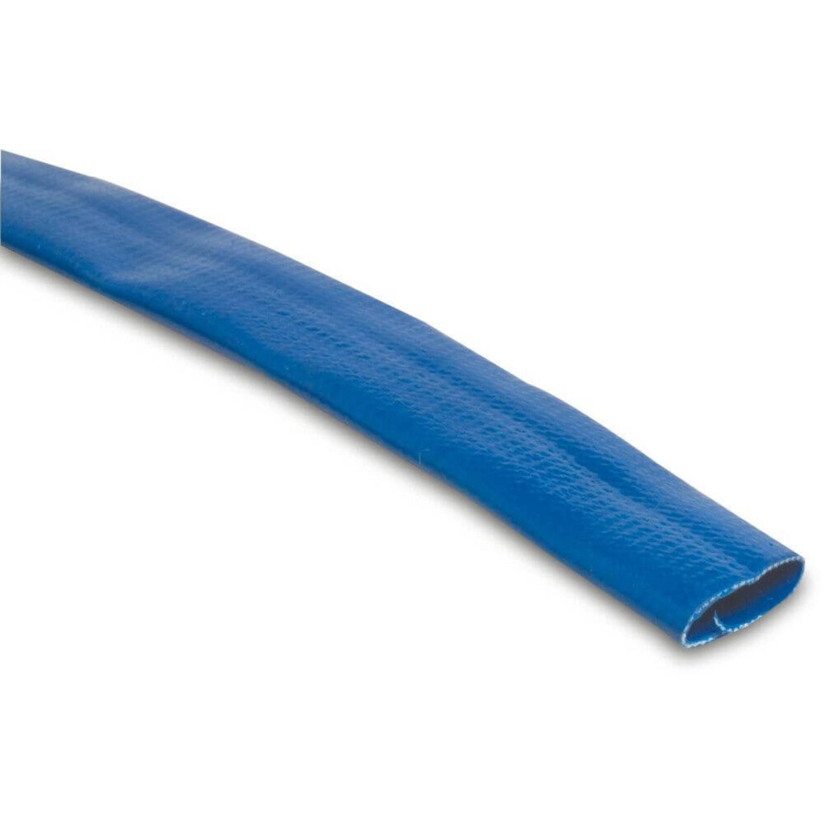 Hydro-S Plat oprolbare slang PVC 152 mm 4bar blauw 100m | Aantal 100 M