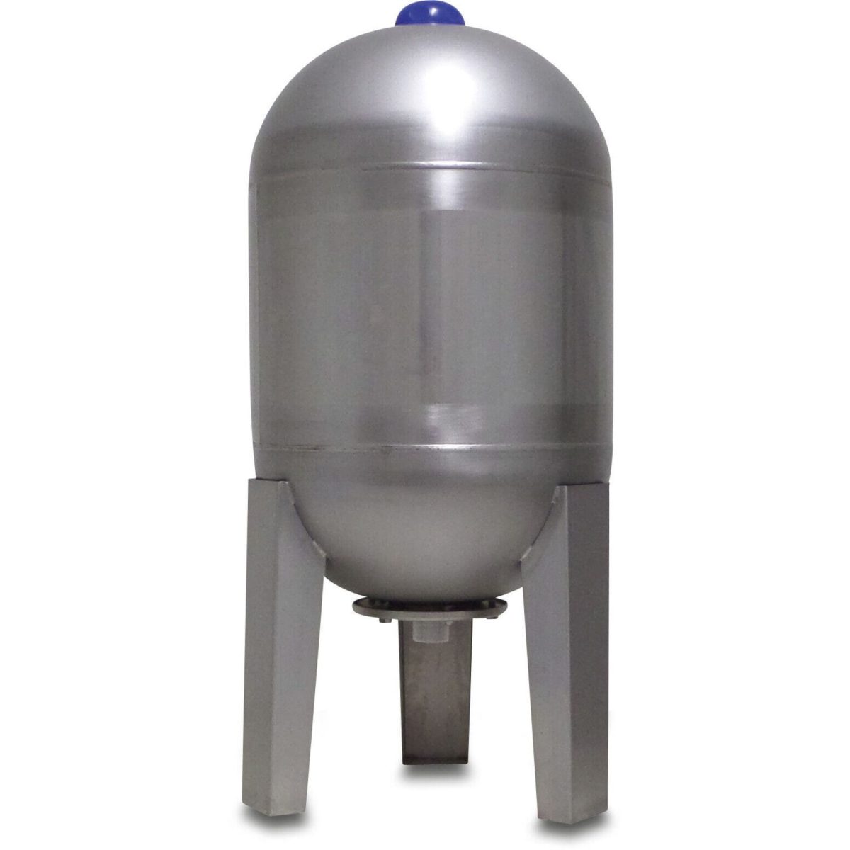 Hydrofoorketel RVS 304 1" buitendraad 8bar 100ltr type verticaal | Aantal 1 PCS