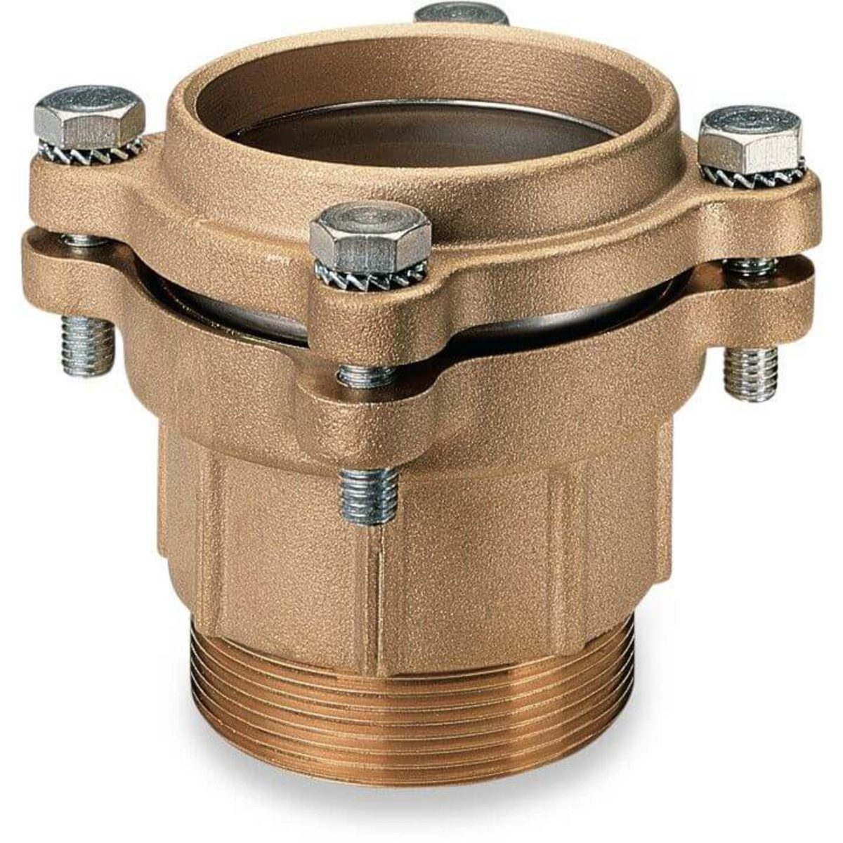 Itap Aansluitstuk messing 75 mm x 2 1/2" knel x buitendraad 25bar DN65 DVGW type 015FL | Aantal 1 PCS