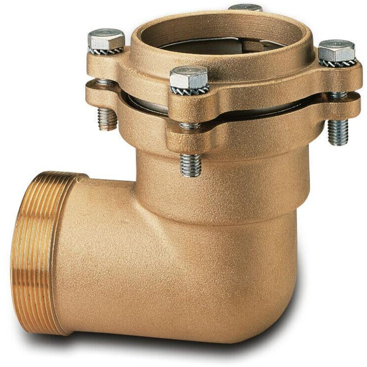 Itap Knie 90° messing 75 mm x 2 1/2" knel x buitendraad 16bar DVGW type 040FL | Aantal 1 PCS