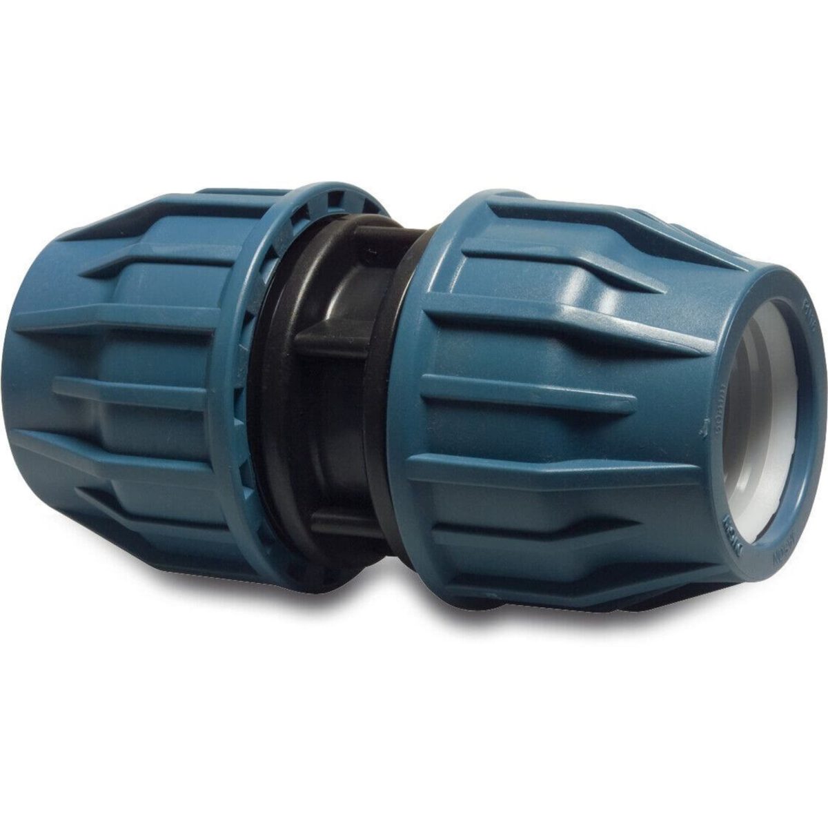 Jason Koppeling PP 20 mm knel 16bar zwart/blauw DVGW/KIWA/WRAS/SVGW S1 | Aantal 10 PCS