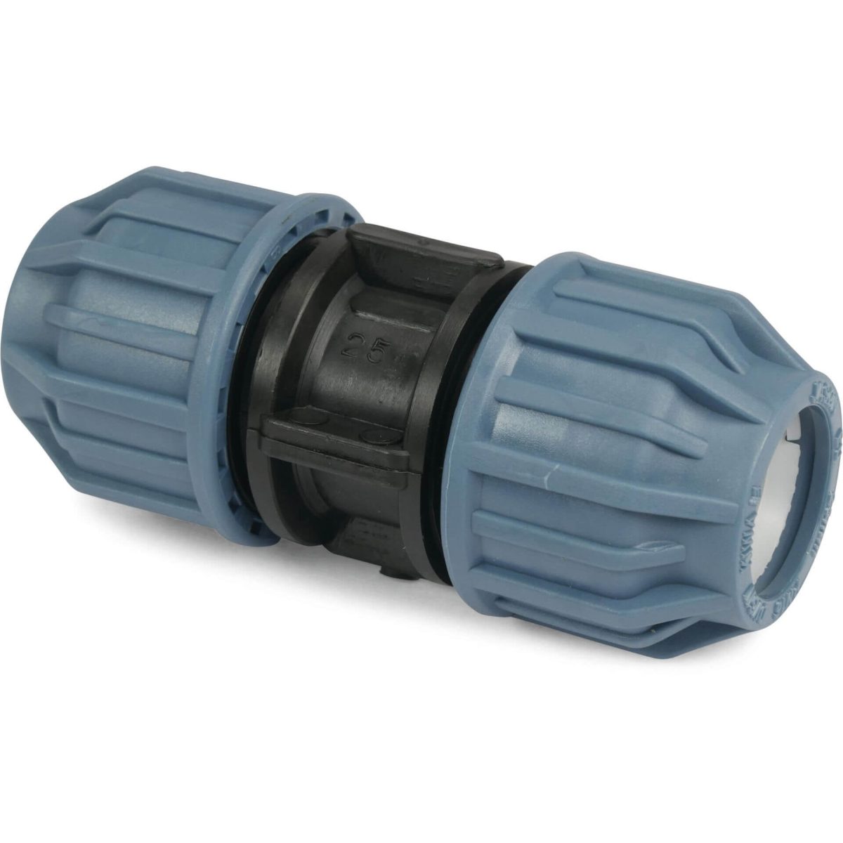 Jason Reparatiekoppeling PP 110 mm knel 16bar zwart/blauw DVGW/KIWA/WRAS/SVGW | Aantal 1 PCS