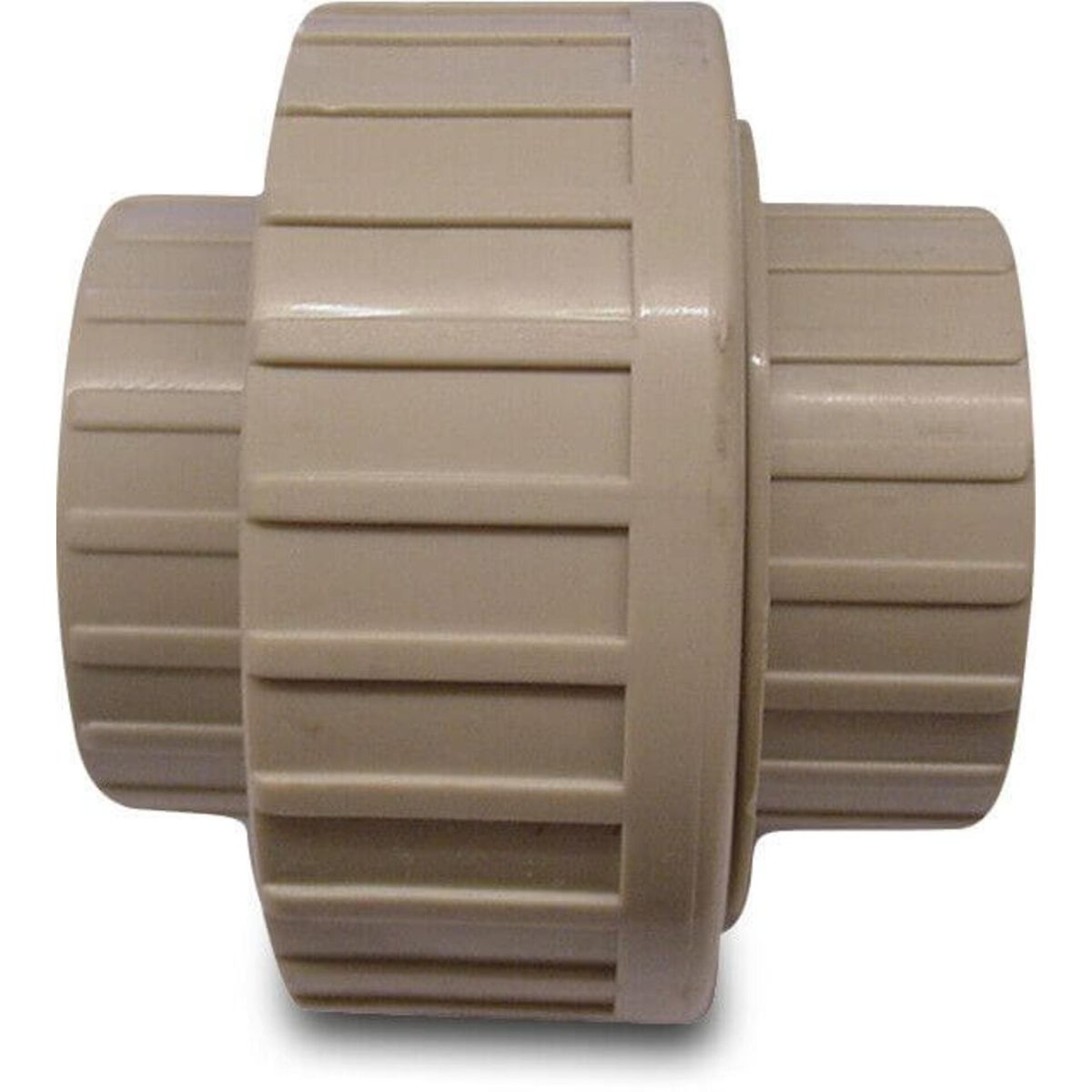 Koppeling PP 1" binnendraad 10bar beige | Aantal 10 PCS