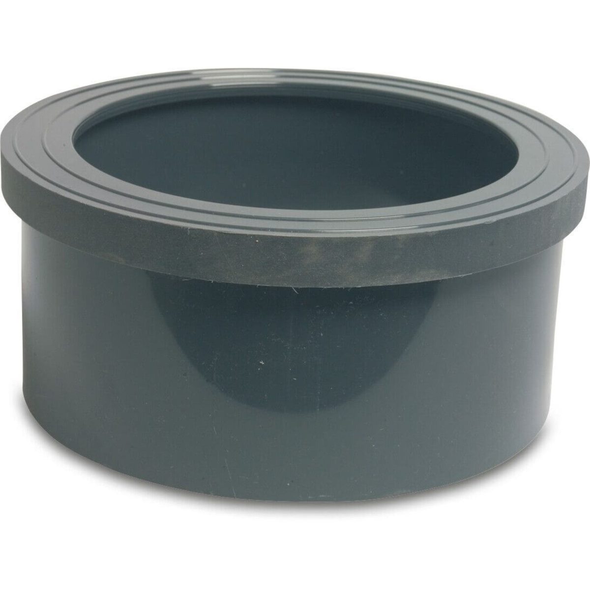 Kraagbus afgedraaid PVC-U 200 mm lijmmof 10bar DN175 grijs | Aantal 1 PCS
