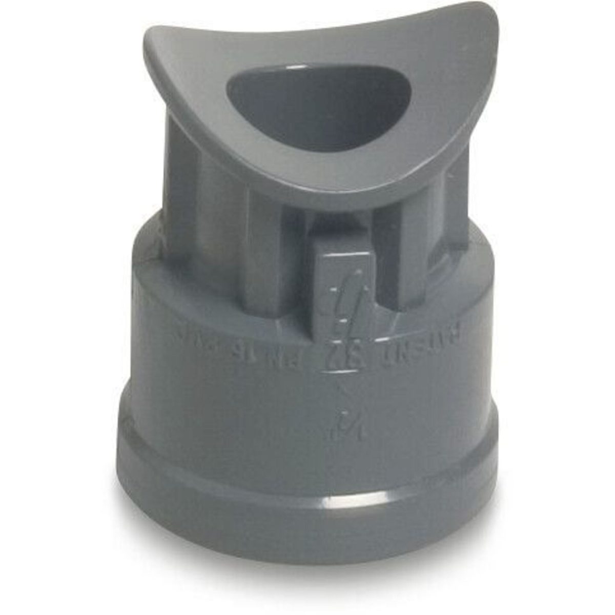 Lijmzadel PVC-U 50 mm x 1/2" lijmzadel x binnendraad 10bar grijs | Aantal 1 PCS