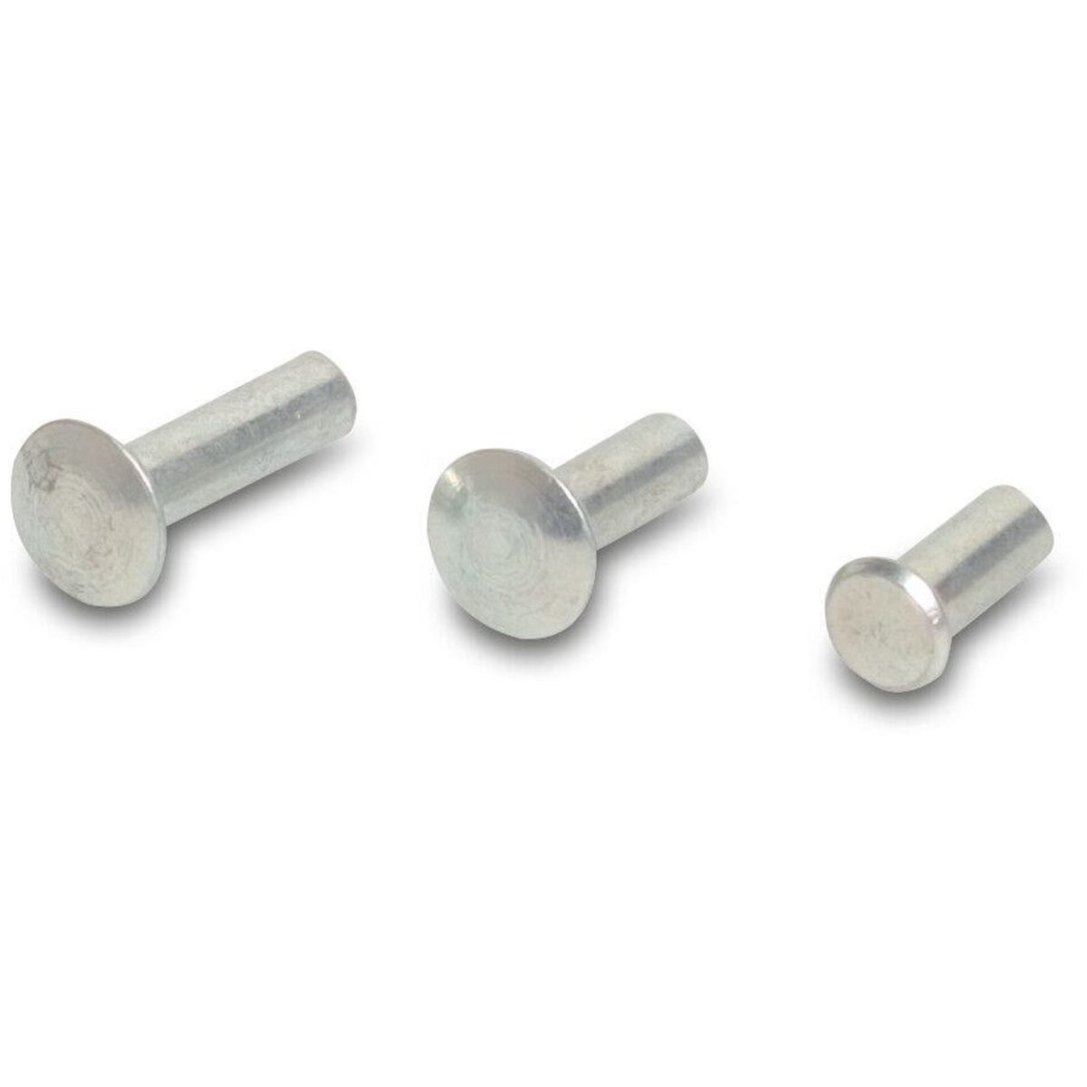 Nietenset staal gegalvaniseerd 70-89 mm type Perrot 1 kort / 1 lang | Aantal 5 PCS
