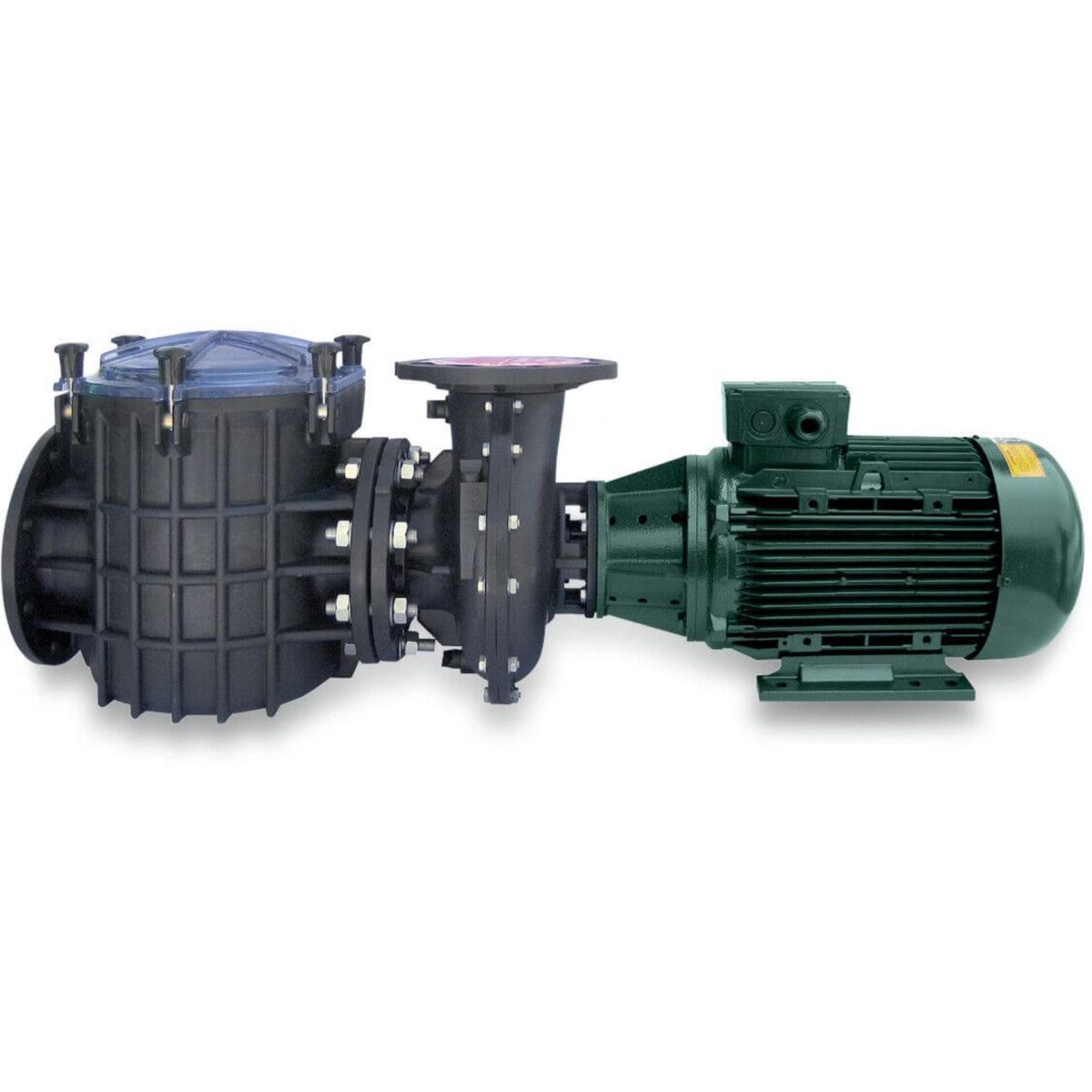 PSH Commerciële zwembad pomp PP/GF30 DN125 x DN100 flens 13A 230/400VAC zwart/groen type F-Giant-19 | Aantal 1 PCS
