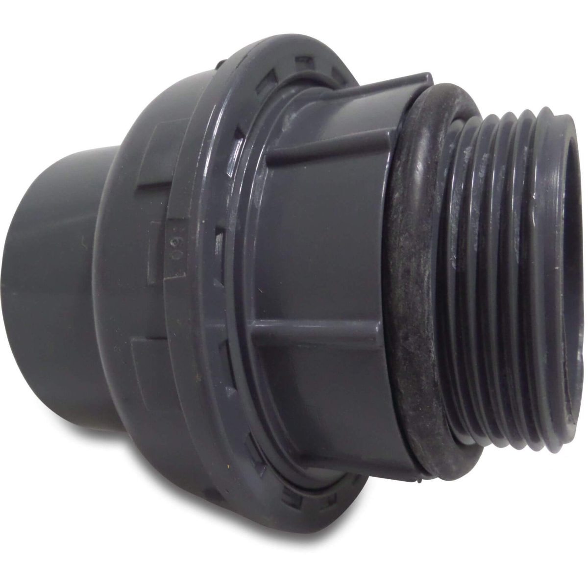 Praher koppeling PVC-U lijmmof x buitendraad