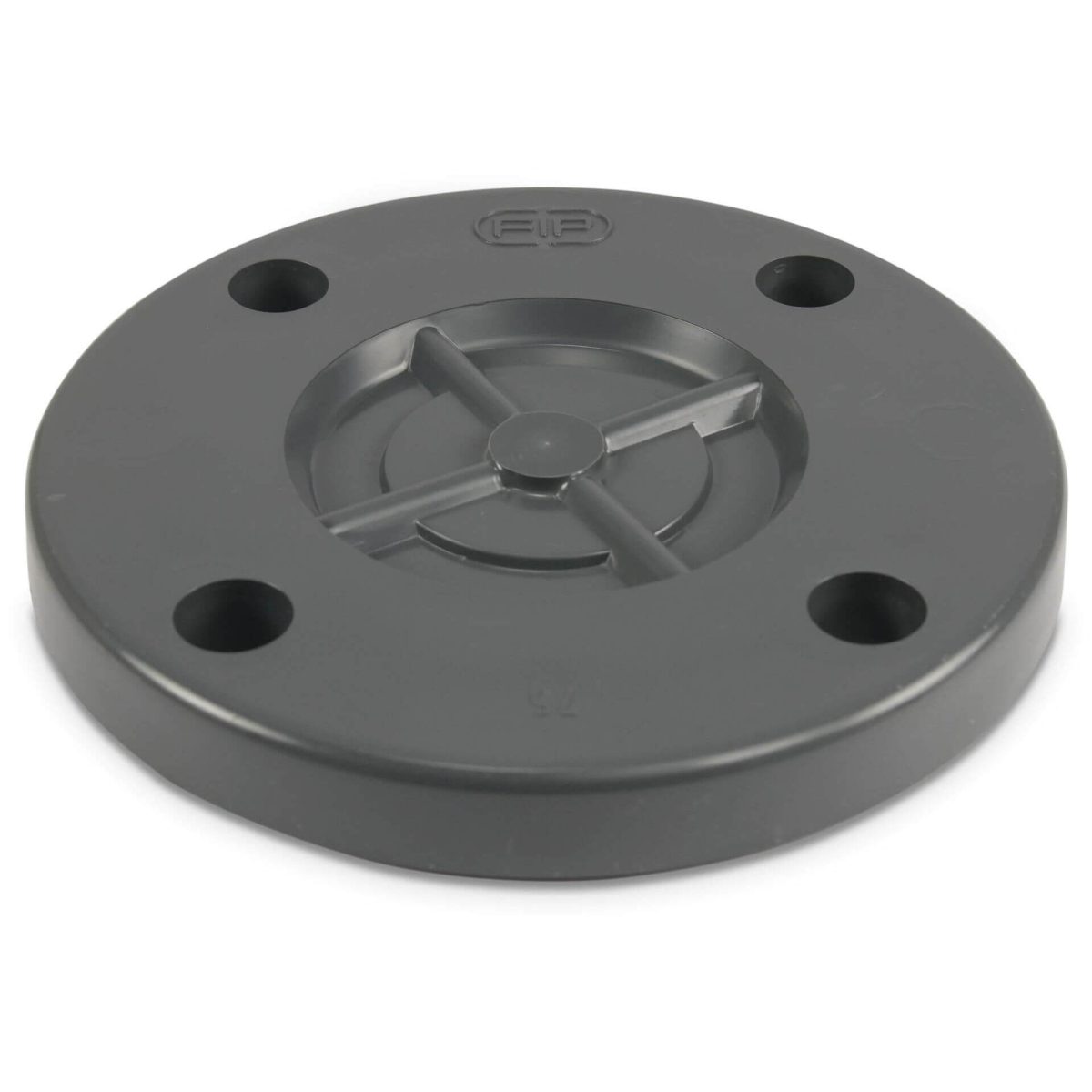 Profec Blindflens PVC-U DN110 x 125 mm DIN flens 16bar DN110 grijs PN10/16 | Aantal 1 PCS