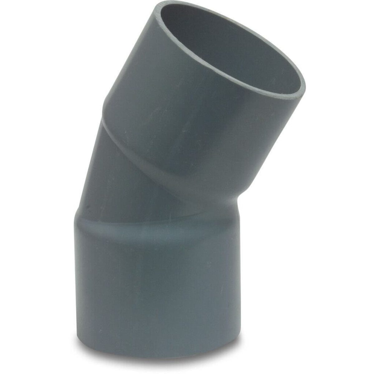 Profec Bocht 30° PVC-U 40 mm lijmmof 12.5bar grijs type handgevormd ...