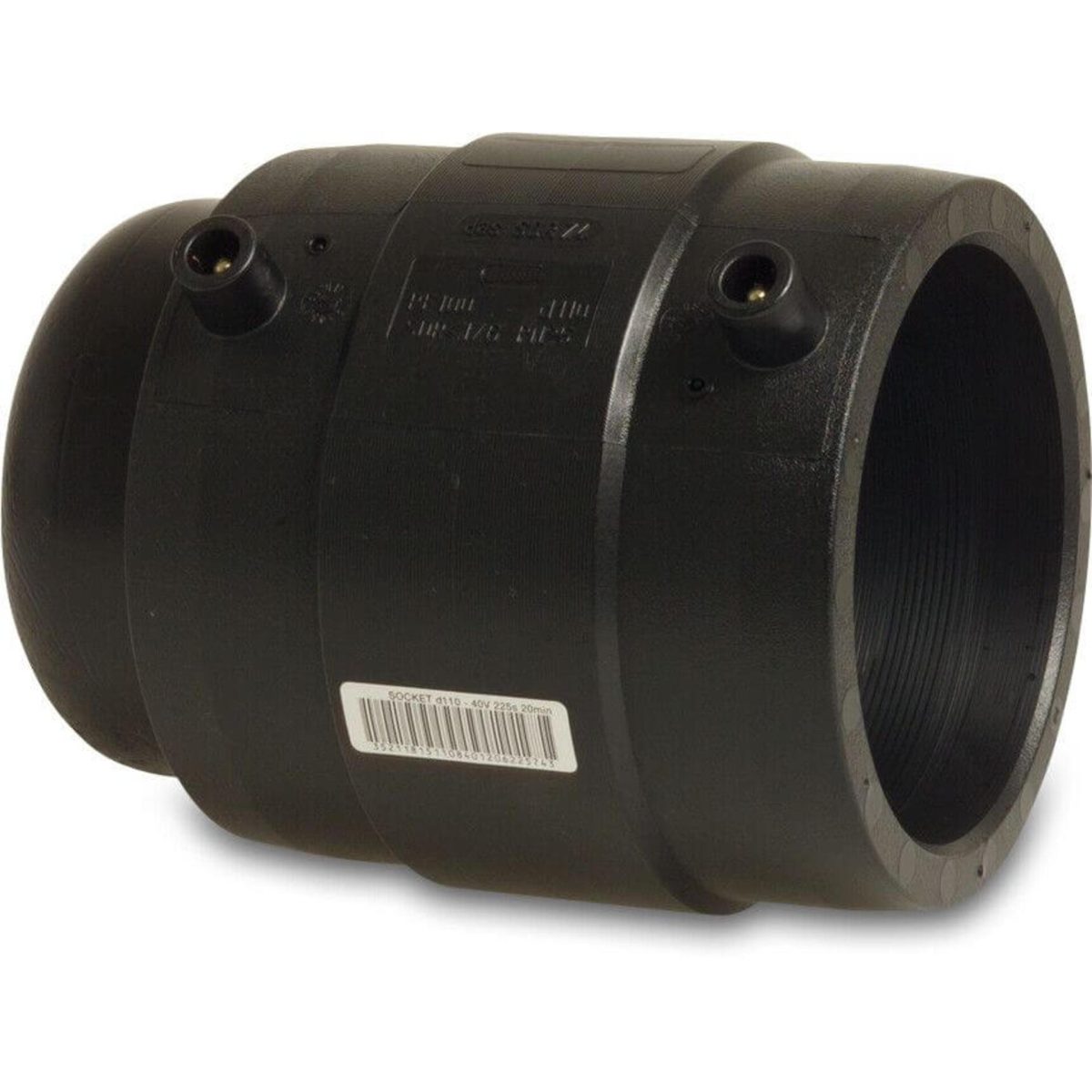 Profec Eindkap PE100 75 mm electrolassok SDR11 24VAC 10bar 16bar zwart DVGW | Aantal 1 PCS