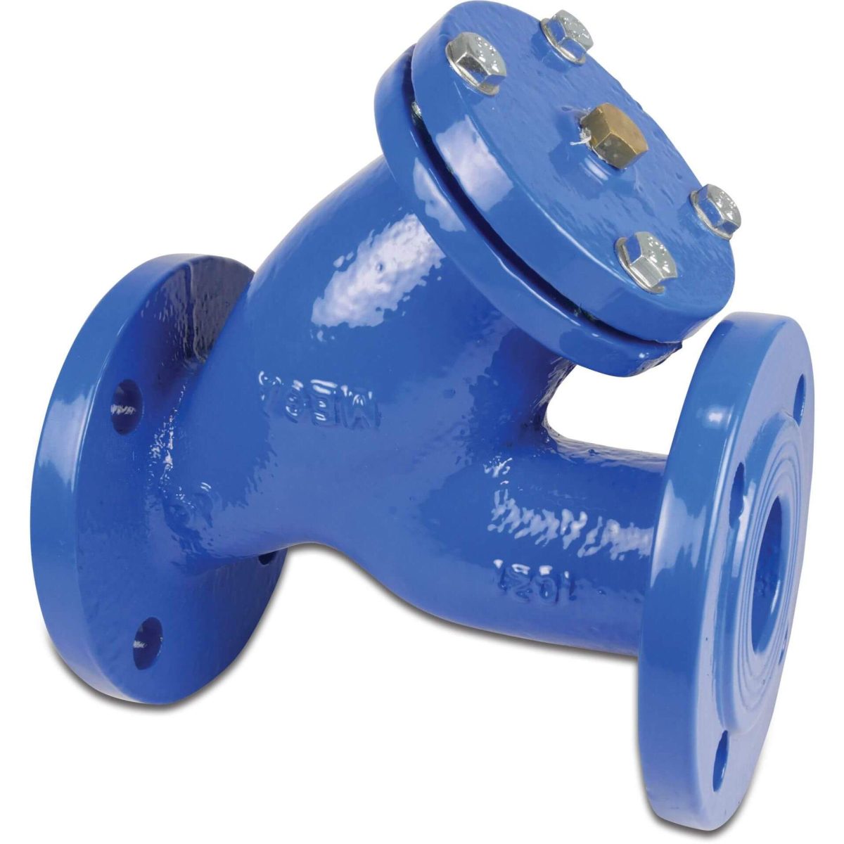 Profec Filter vuilvanger gietijzer GG 25 epoxy coating DN80 DIN flens ...
