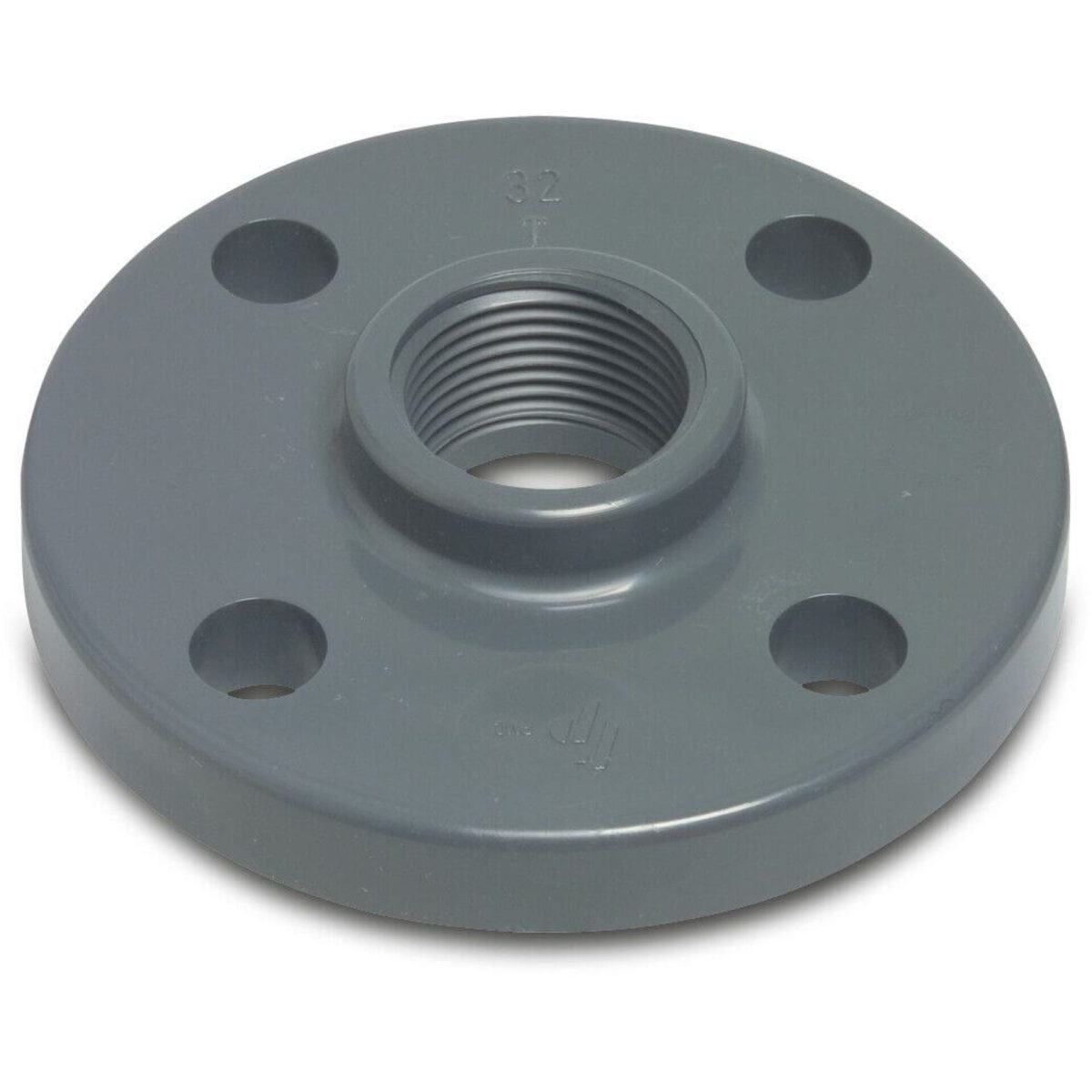 Profec Flens PVC-U DN25 x 1" DIN flens x binnendraad 16bar DN25 grijs PN10/16 | Aantal 1 PCS
