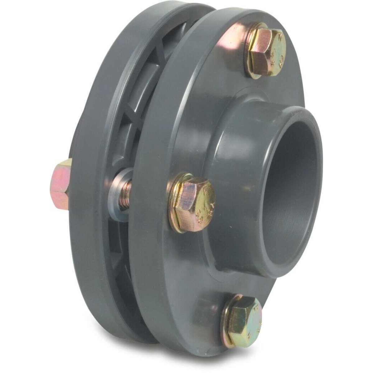 Profec Flensset PVC-U 160 mm lijmmof 10bar DN150 grijs PN10/16 | Aantal ...