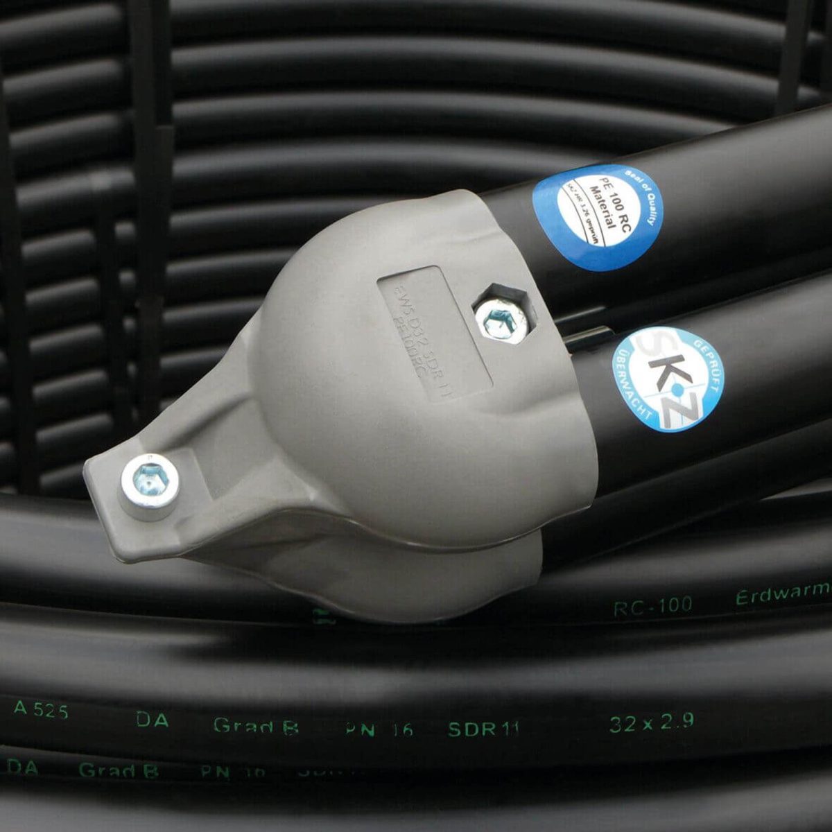 Profec Geothermie sonde PE100 25 mm glad SDR11 16bar zwart 60m KOMO type enkel | Aantal 1 PCS