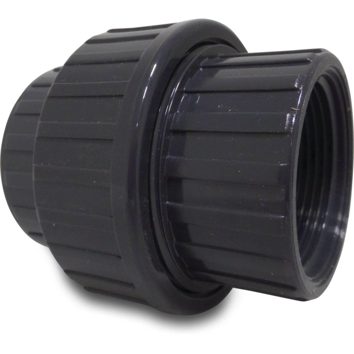 Profec Koppeling PVC-U 1 1/2" binnendraad 10bar grijs | Aantal 1 PCS