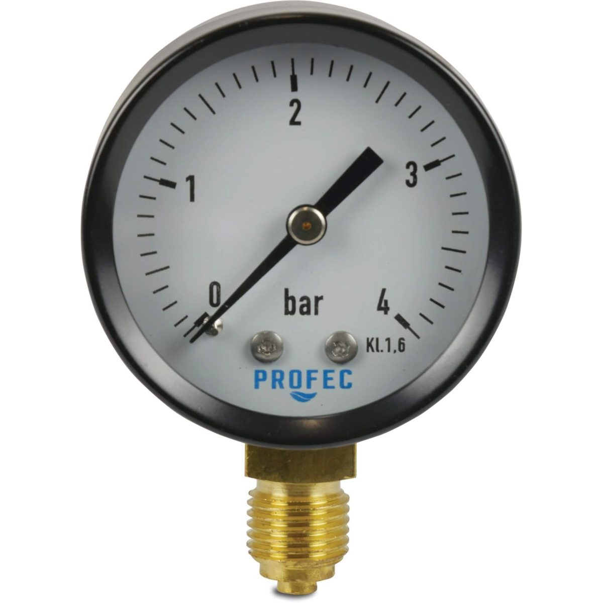 Profec Manometer 50 mm buitendraad 0 - 2