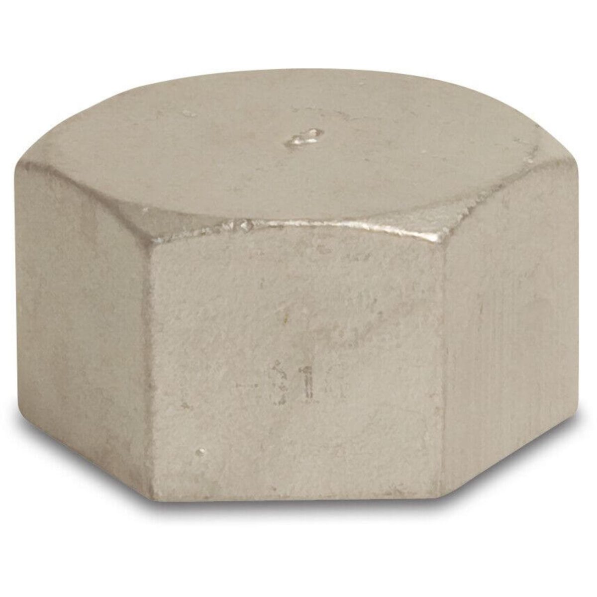 Profec Nr. 300 Dop RVS 316 4" binnendraad 16bar type achthoek | Aantal 1 PCS