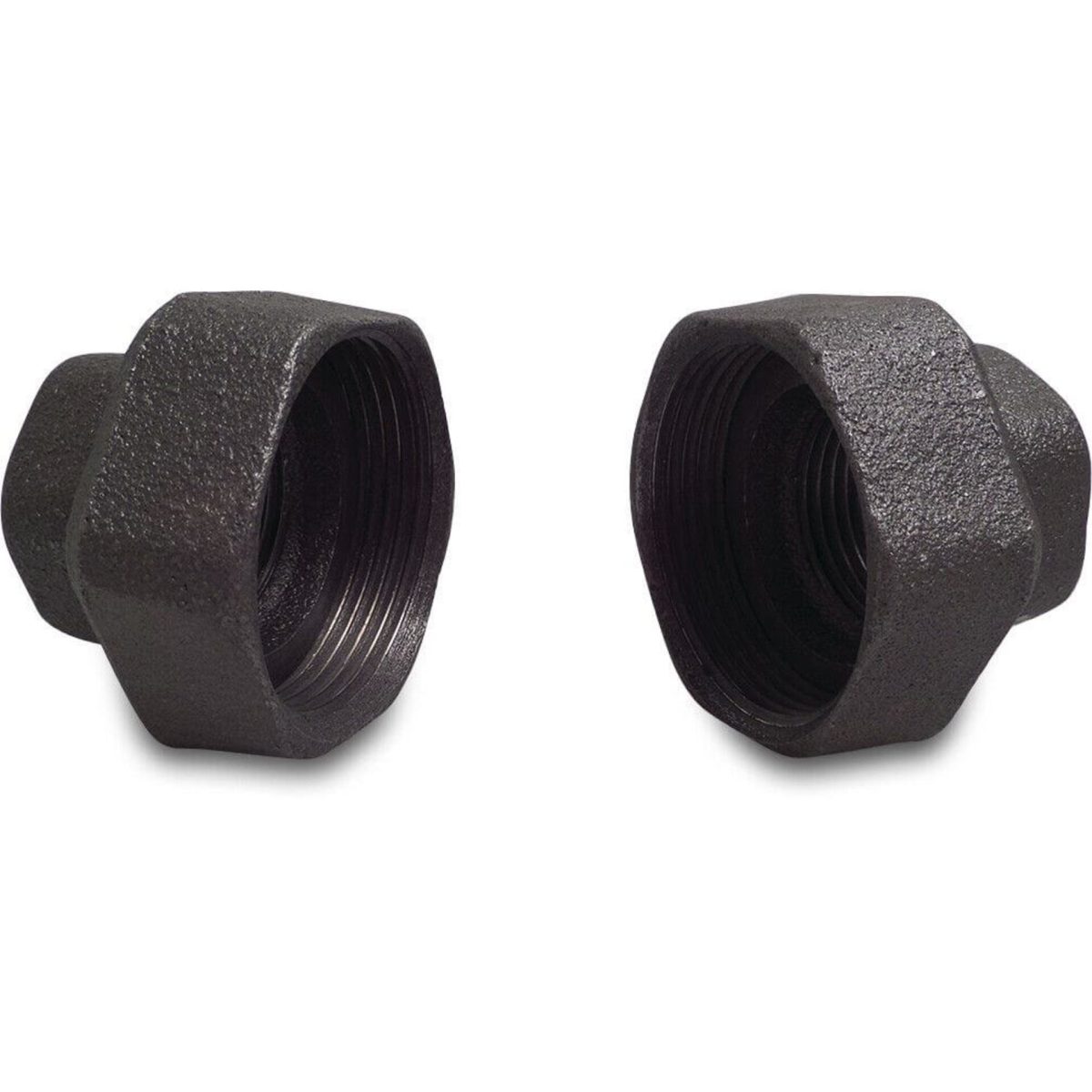 Profec Pompaansluitset gietijzer zwart 2" x 1 1/4" wartel binnendraad x binnendraad 25bar DVGW | Aantal 1 PCS