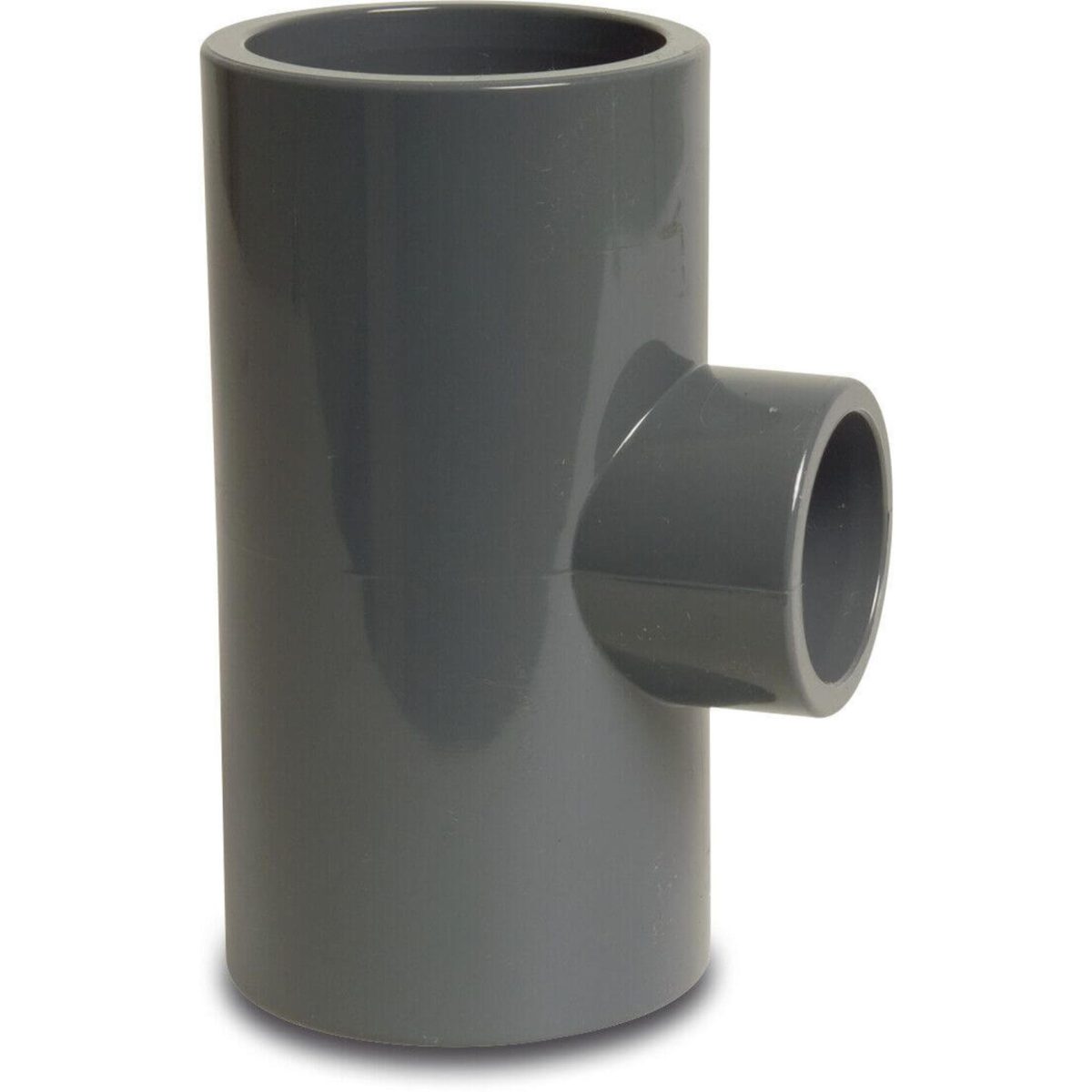Profec Verloop T-stuk 90° PVC-U 20 mm x 16 mm x 20 mm lijmmof 16bar grijs | Aantal 20 PCS