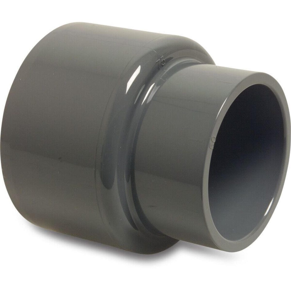 Profec Verloopsok PVC-U 200 mm x 125 mm lijmmof 16bar grijs | Aantal 1 PCS
