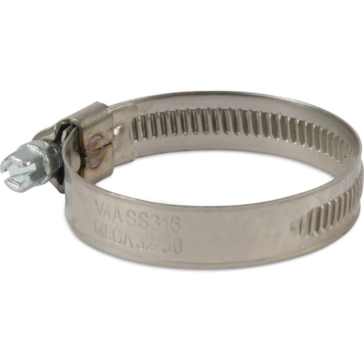 Profec Wormschroefslangklem RVS 316 12 mm x 20 mm type W5 12 mm | Aantal 10 PCS