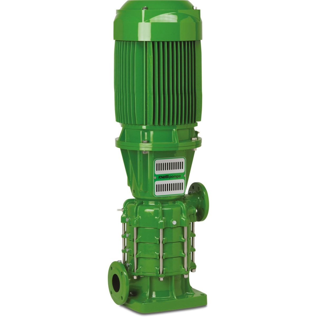 Rovatti Meertraps centrifugaalpomp gietijzer DN65 x DN50 DIN flens 400VAC groen type ME 10KV65-32/2 | Aantal 1 PCS