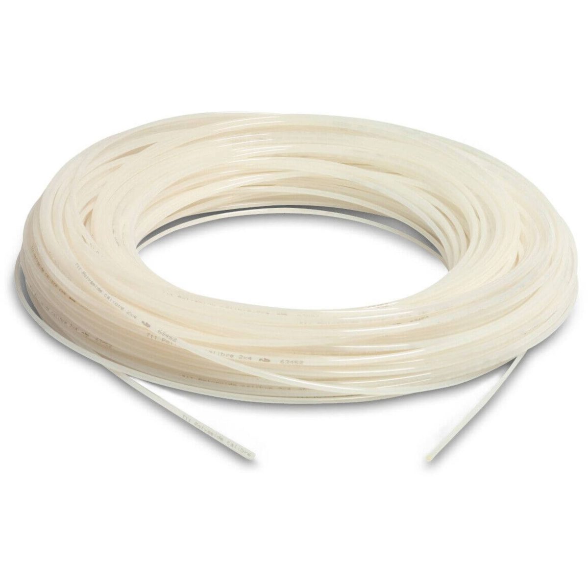 Slang PA (nylon) 10 mm x 12 mm 9bar wit 100m type T11 | Aantal 100 M