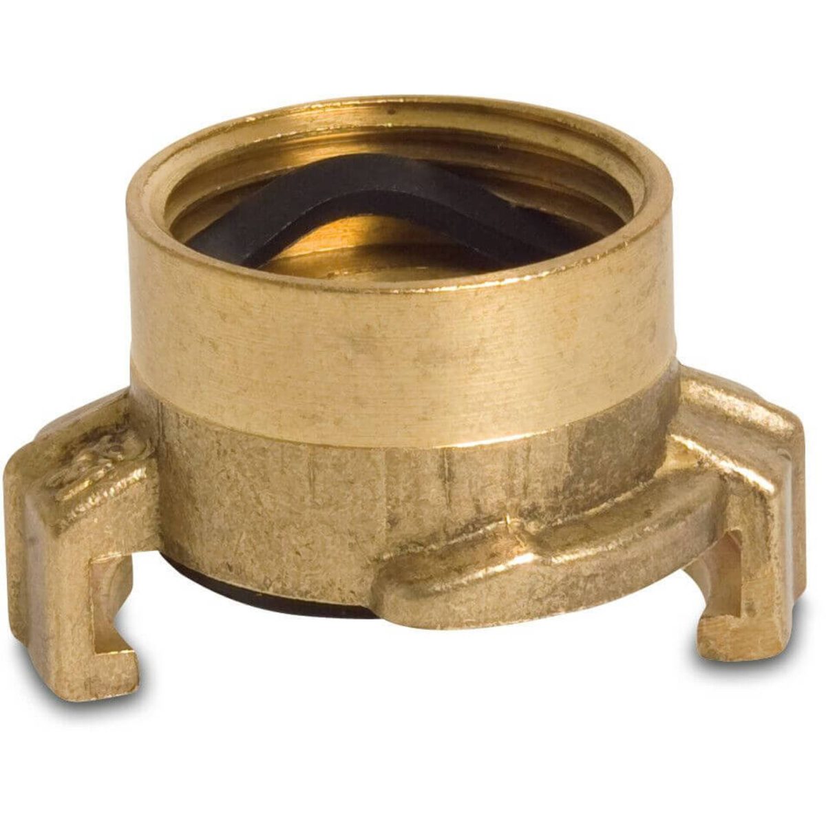 Snelkoppeling messing CW617N 1" binnendraad NA 40 10bar KTW-A | Aantal 10 PCS