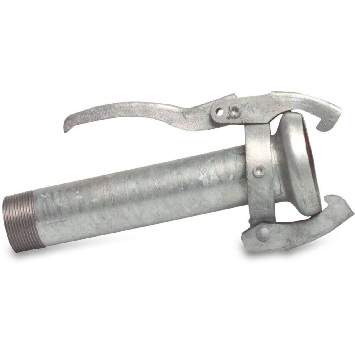 Snelkoppeling staal gegalvaniseerd 159 mm x 4" M-deel Perrot x buitendraad type Perrot | Aantal 1 PCS