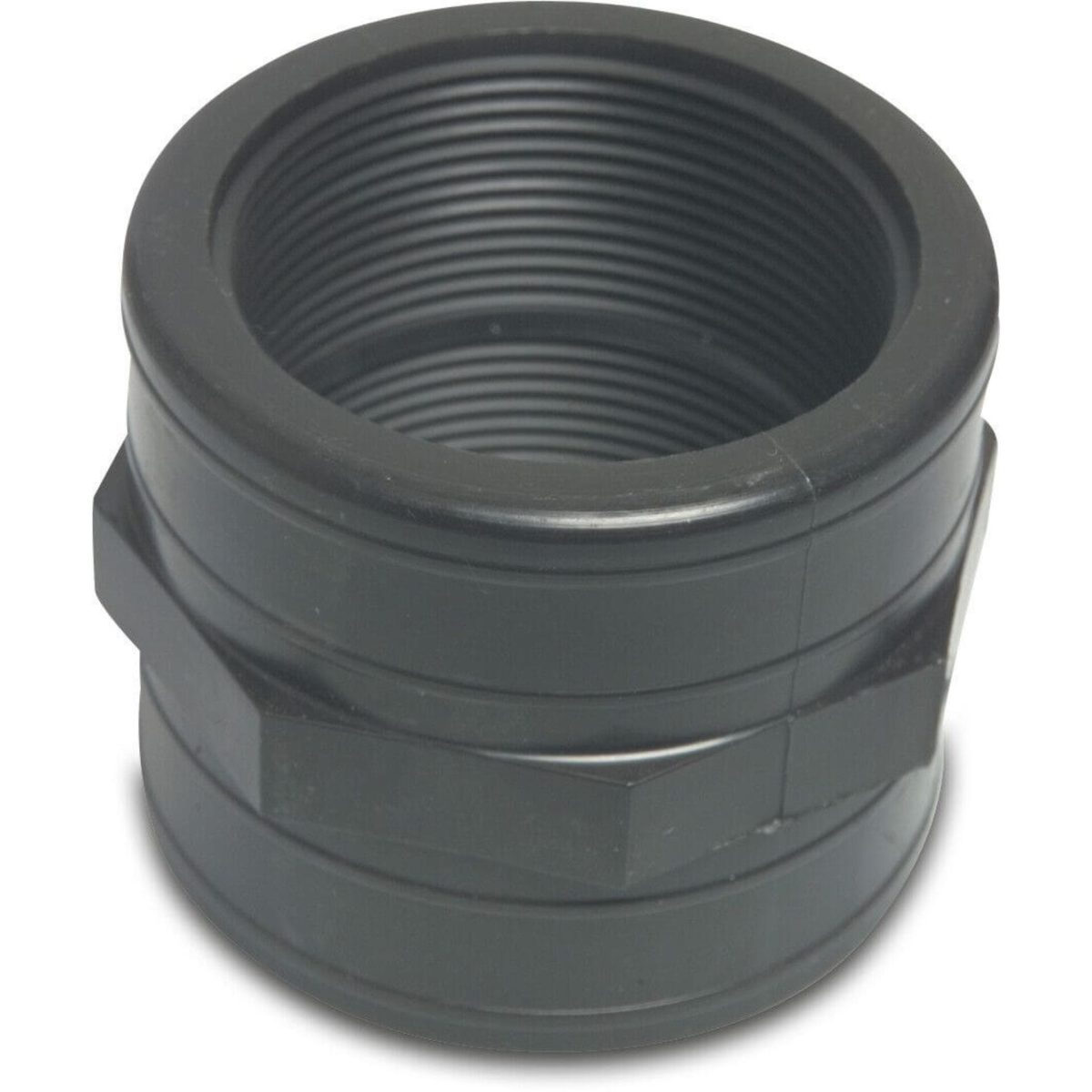 Sok PP 3/4" binnendraad 10bar zwart | Aantal 10 PCS