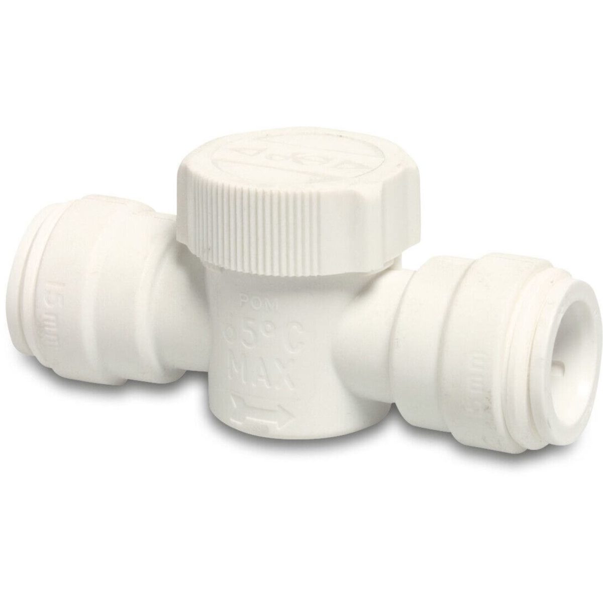 Speedfit Kogelkraan POM 15 mm insteek 10bar wit DVGW/KIWA/WRAS | Aantal 1 PCS