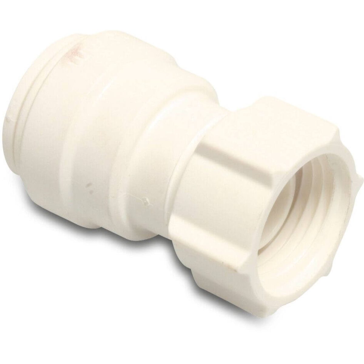 Speedfit Overgangssok POM 15 mm x 1/2" insteek x binnendraad 10bar wit DVGW/KIWA/WRAS P1 | Aantal 1 PCS