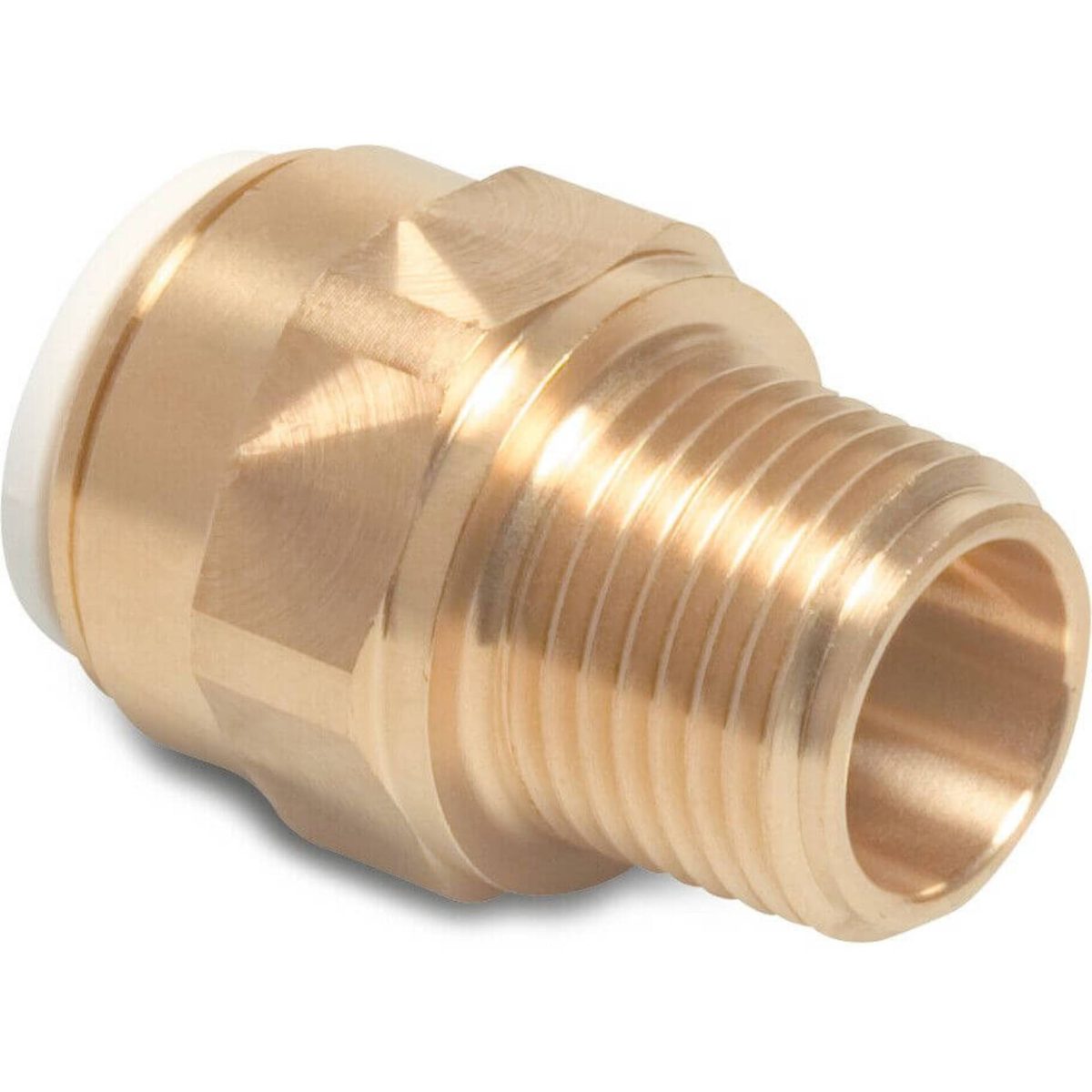 Speedfit Puntstuk messing 12 mm x 1/2" insteek x buitendraad 10bar DVGW/KIWA/WRAS type parallel draad | Aantal 1 PCS