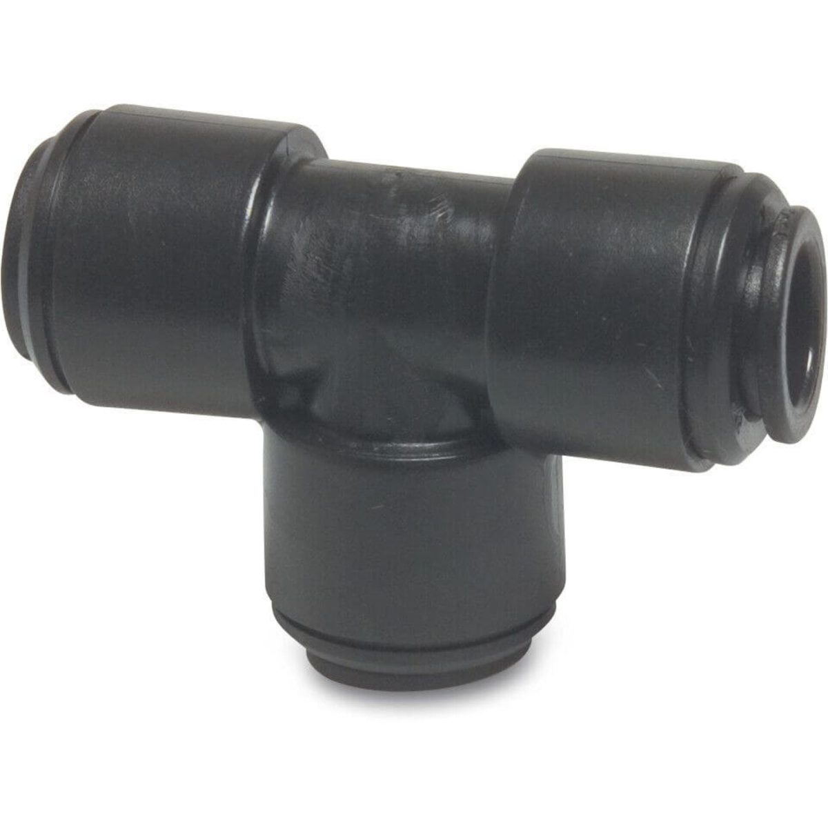 Speedfit T-stuk 90° POM 15 mm insteek 10bar zwart type Super | Aantal 10 PCS