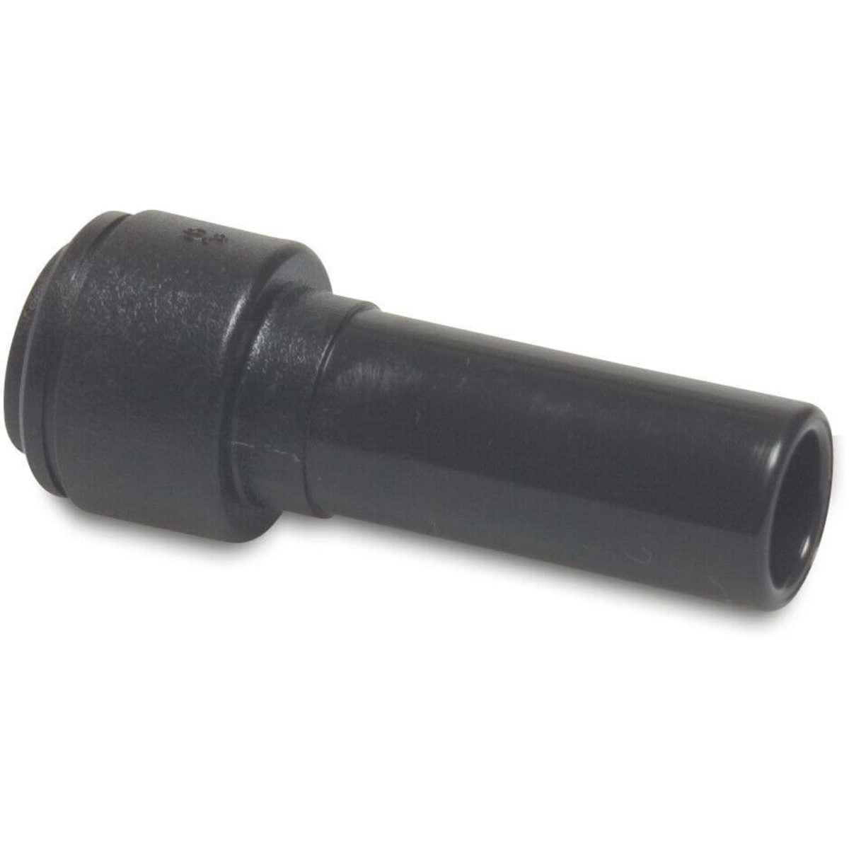 Speedfit Verloopkoppeling POM 15 mm x 12 mm insteek x spie 10bar zwart type Super | Aantal 10 PCS