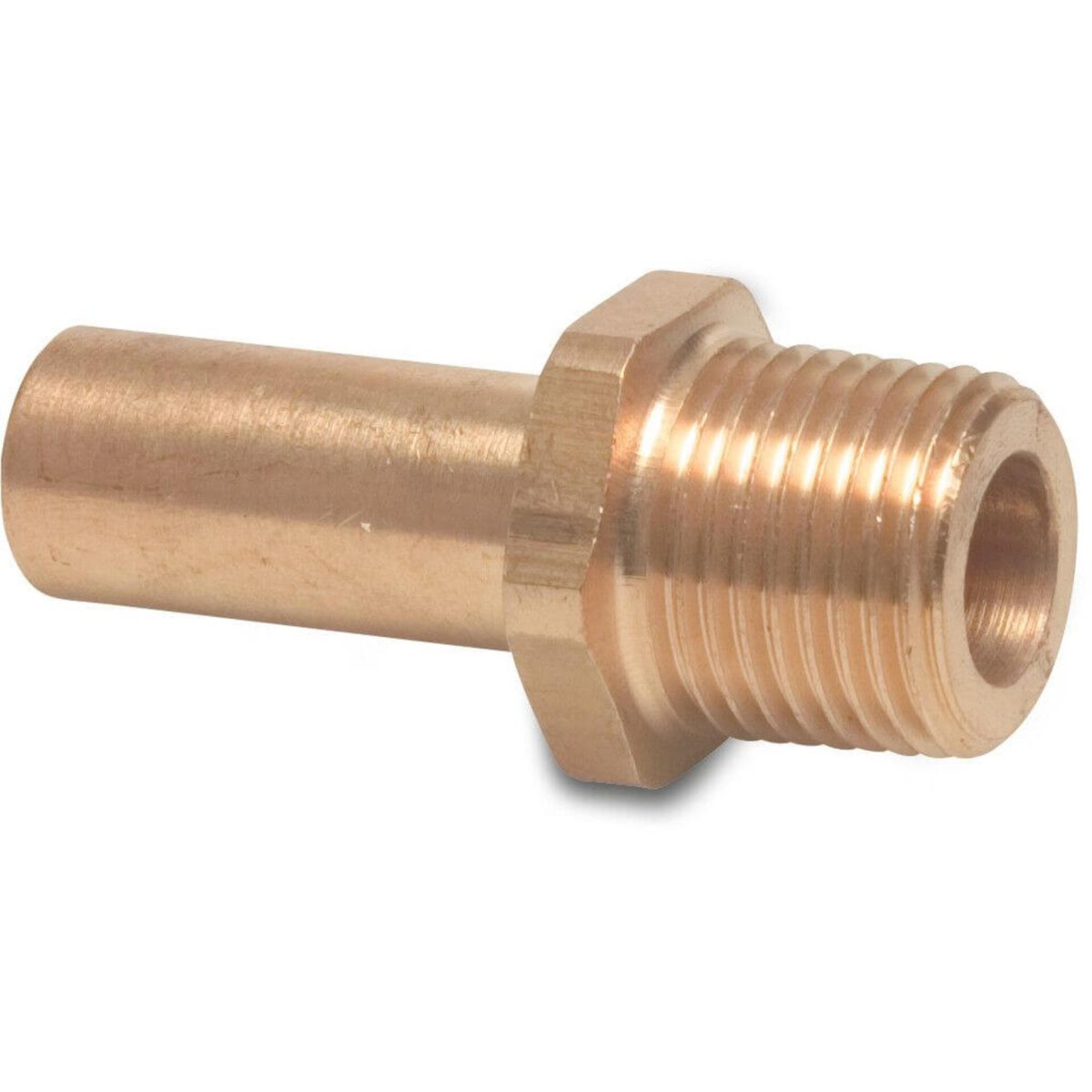 Speedfit Verloopkoppeling messing 15 mm x 1/2" spie x buitendraad 10bar DVGW/KIWA/WRAS | Aantal 1 PCS