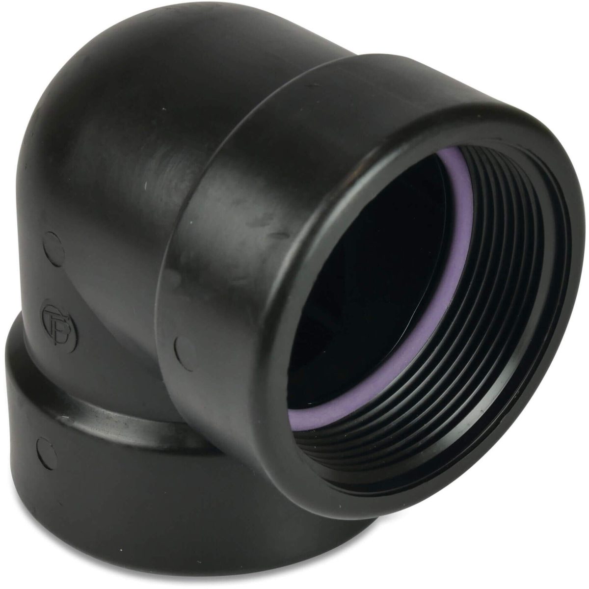 Tavlit Knie 90° PP 3/4" binnendraad 10bar type Self Seal | Aantal 10 PCS