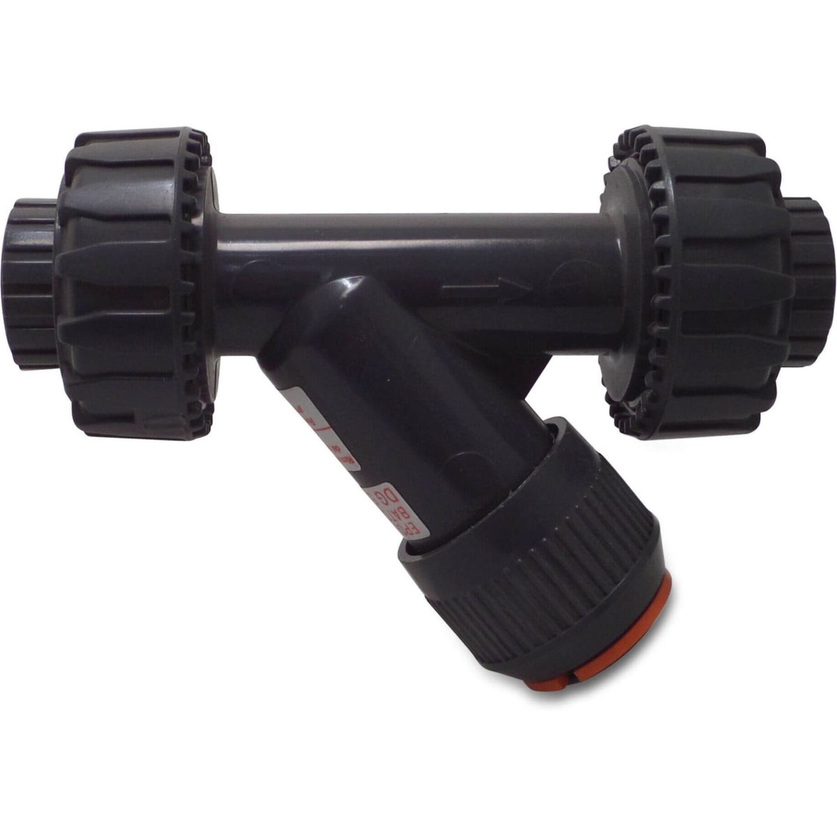 Terugslagklep PVC-U 20 mm lijmmof 16bar DN15 grijs | Aantal 1 PCS