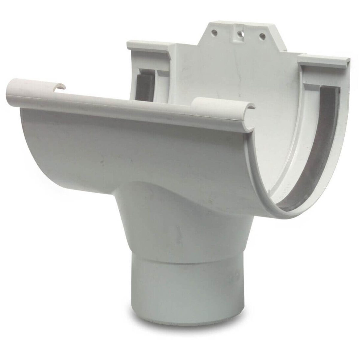 Uitloopstuk PVC-U 170 mm x 100 mm manchet x verjonging grijs type NC | Aantal 1 PCS