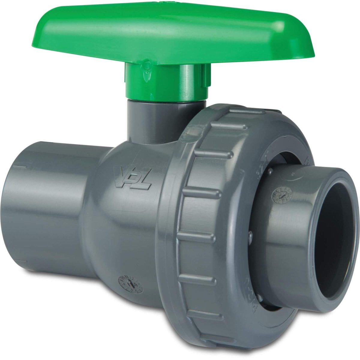 VDL Kogelkraan PVC-U 40 mm lijmmof 16bar DN32 grijs type EIL viton | Aantal 1 PCS