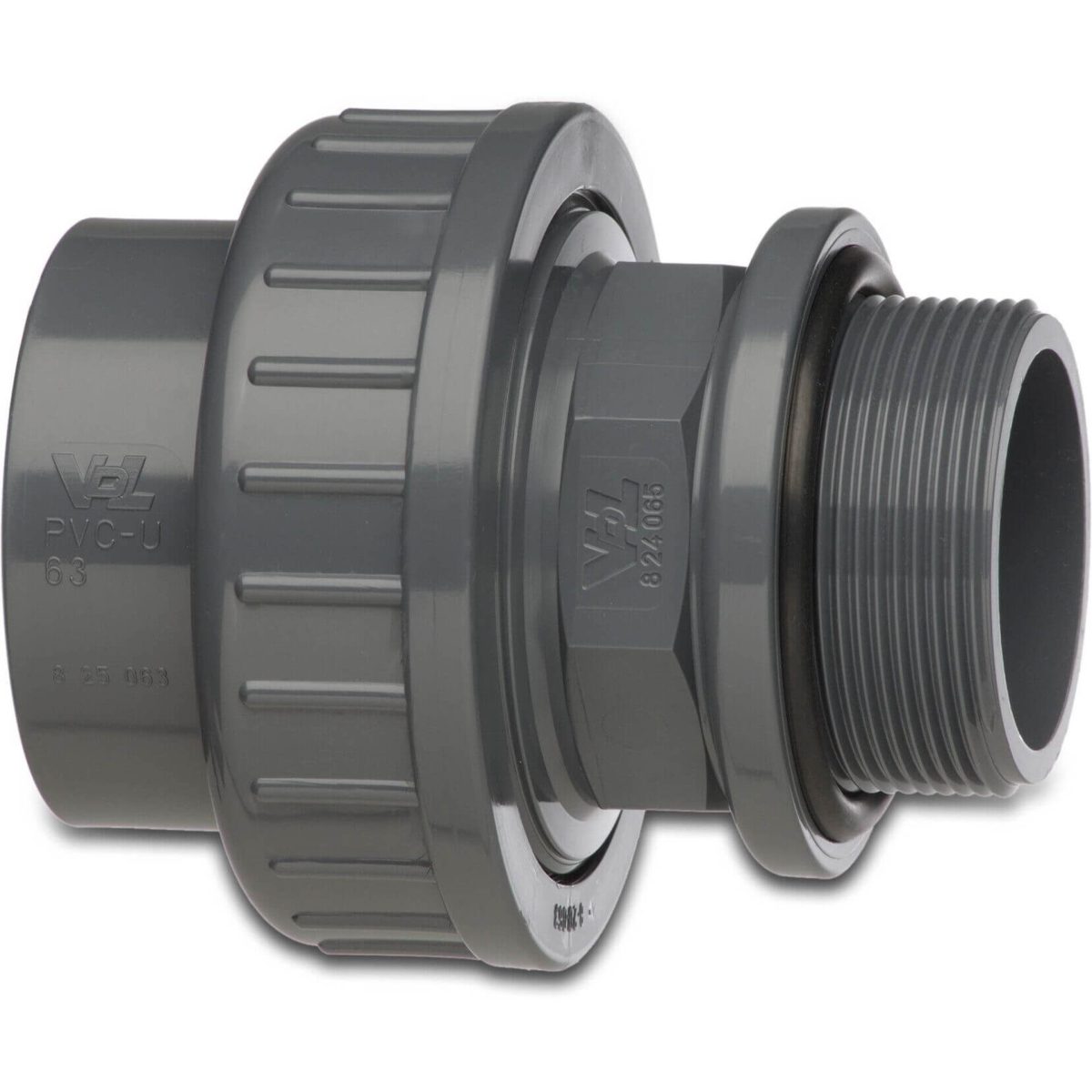 VDL koppeling PVC-U lijmmof x buitendraad