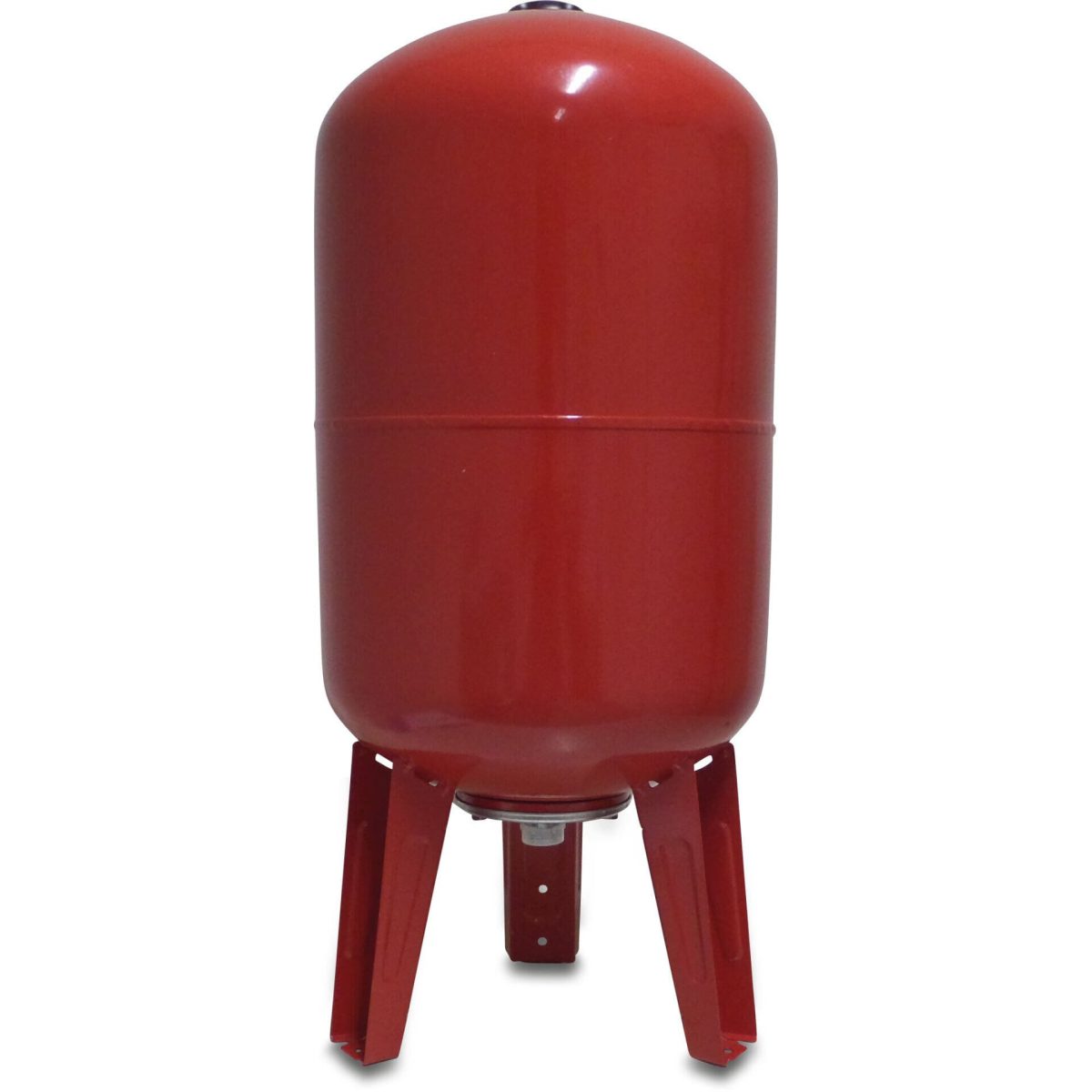 Varem Hydrofoorketel staal poedercoating 1 1/2" buitendraad 10bar rood 200ltr type verticaal | Aantal 1 PCS