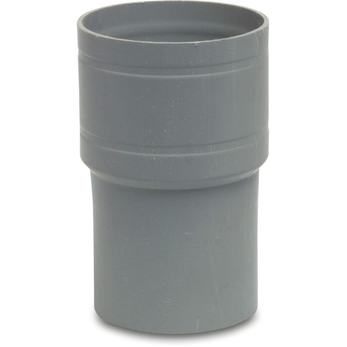 Verloopring PVC-U 80 mm lijmmof x verjonging grijs | Aantal 1 PCS