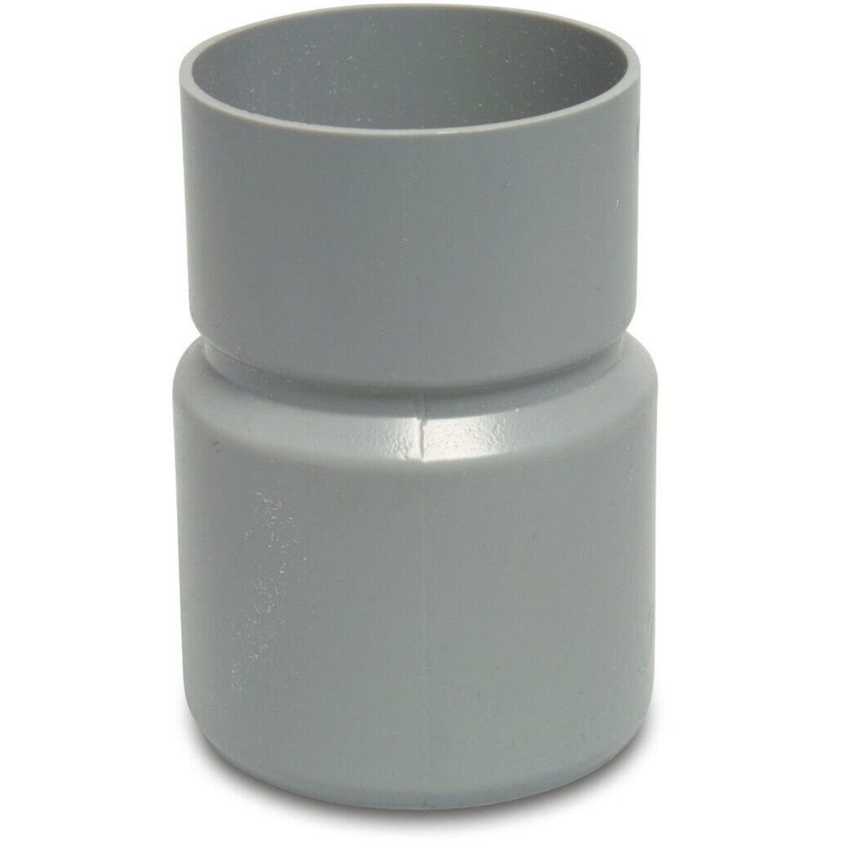 Verloopsok PVC-U 70 mm x 60 mm lijmspie x lijmmof grijs | Aantal 1 PCS