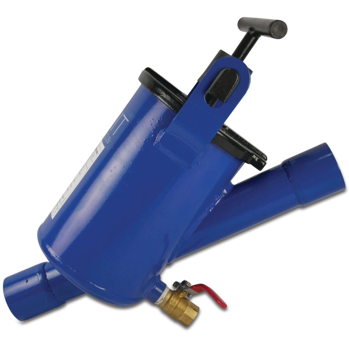 Yamit Inline filter carbon steel ST37.2 epoxy coating 2" binnendraad 8bar 120micron RVS gaas blauw type Serie 200 | Aantal 1 PCS