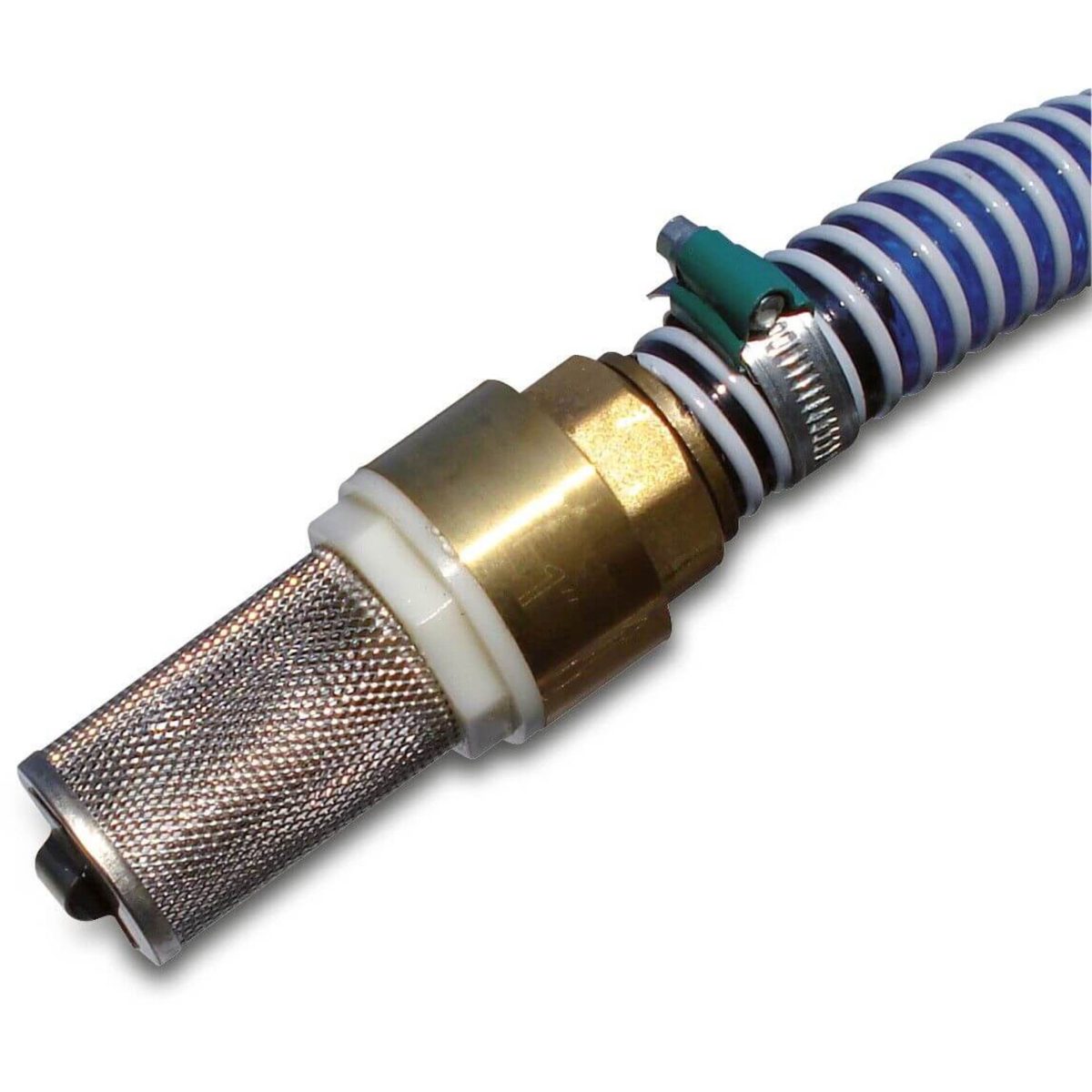 Zuigslangset PVC 1" x 25 mm x 1" buitendraad groen 4m | Aantal 1 PCS