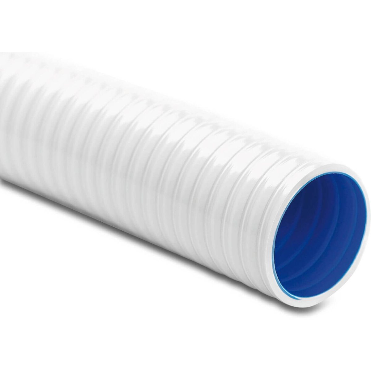 Zwembadslang PVC 50 mm x 43 mm 4bar wit 50m type Flexiclor | Aantal 50 M